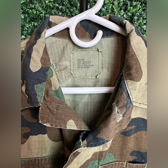 US Army BDU Camo Military Jacket - Small - Picture 10 of 10
